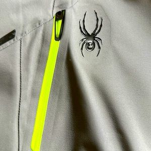 Men spyder grey ski jacket and pants large